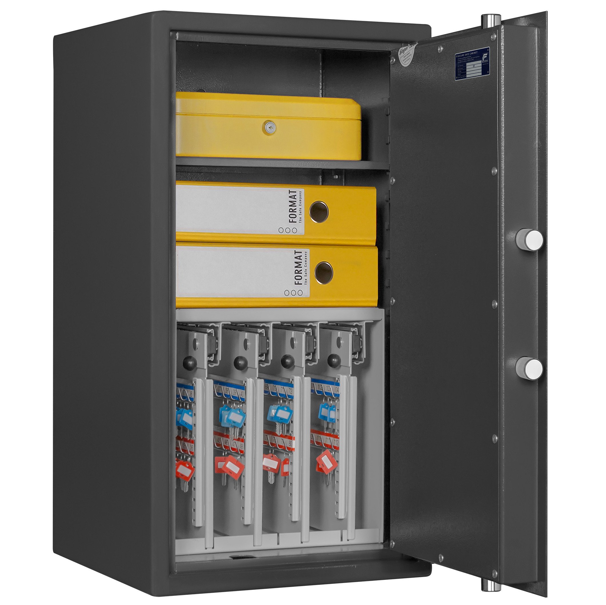 Format Schlüssel- und Sicherheitsschrank STM 4-128 Kombi