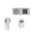 1x Elektronisches Zahlenschloss mit Notschlüssel Combi B90 + 1x Doppelbartschloss mit 2 Schlüsseln