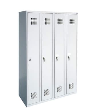 Secureo Garderobenschrank 4 Abteile