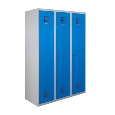 Secureo Garderobenschrank breit 3 Abteile